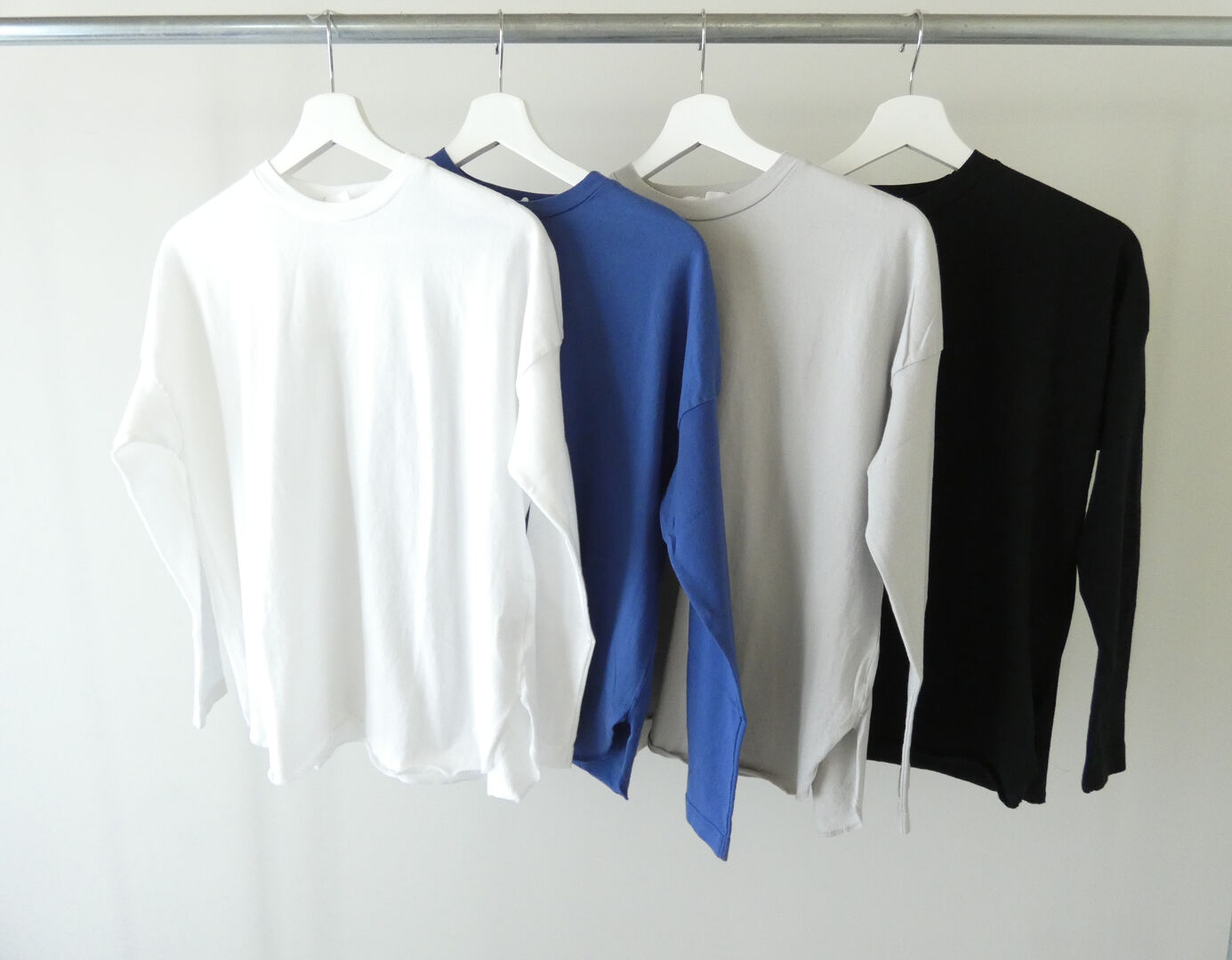homspun(ホームスパン) 40/2天竺L/S裾ロックプルオーバーの商品画像8