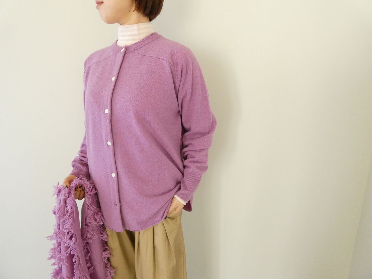 homspun(ホームスパン) ラムカーディガンの商品画像1