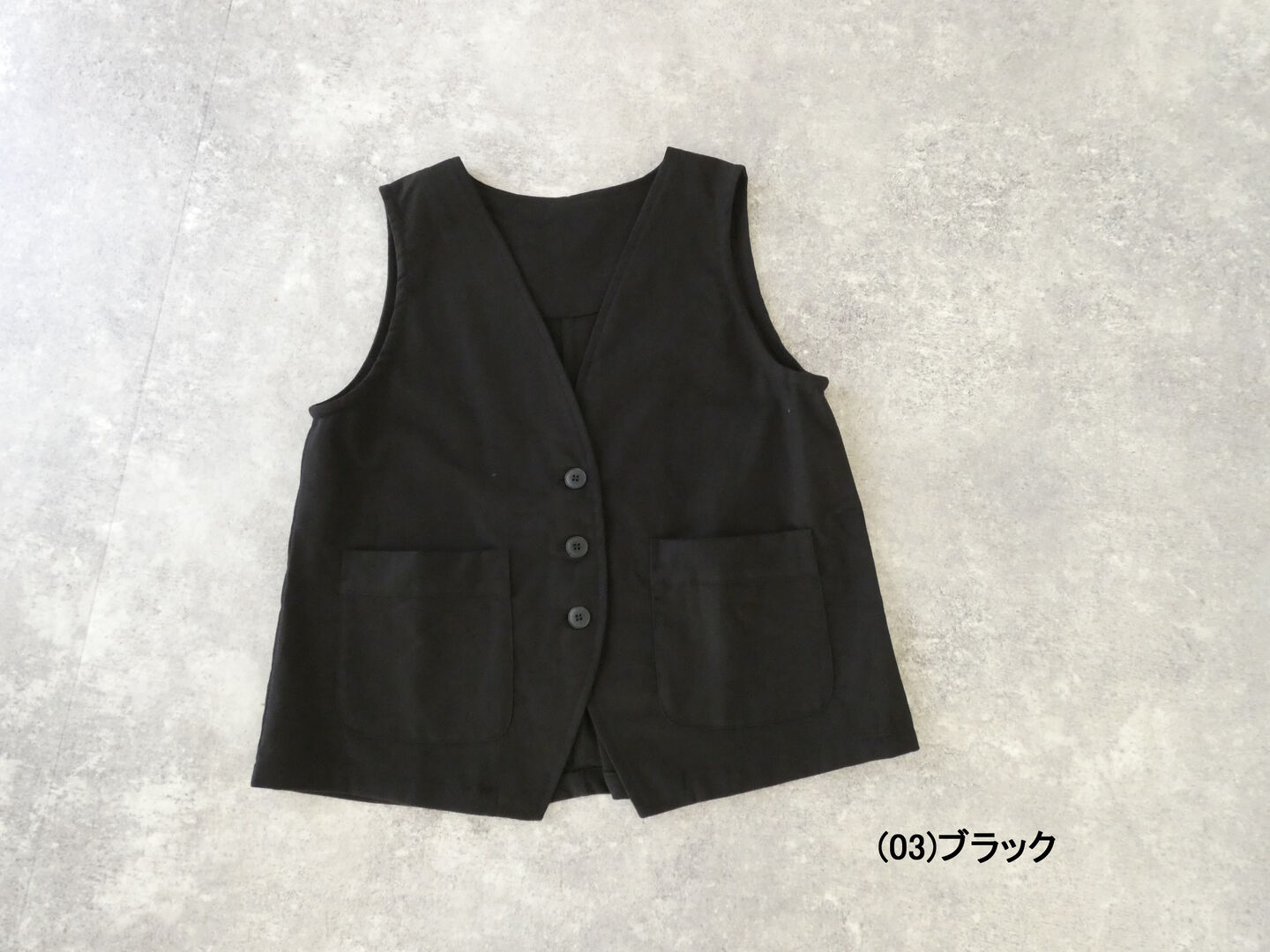 ina(イナ) クラシックドリル両面起毛カモッシオV開きベストの商品画像28
