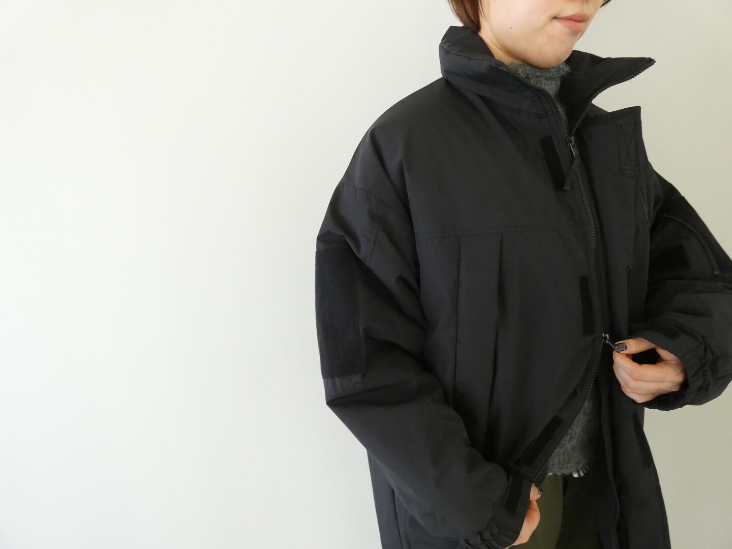 SOUFFLE マットナイロンモンスタージャケットの商品画像7