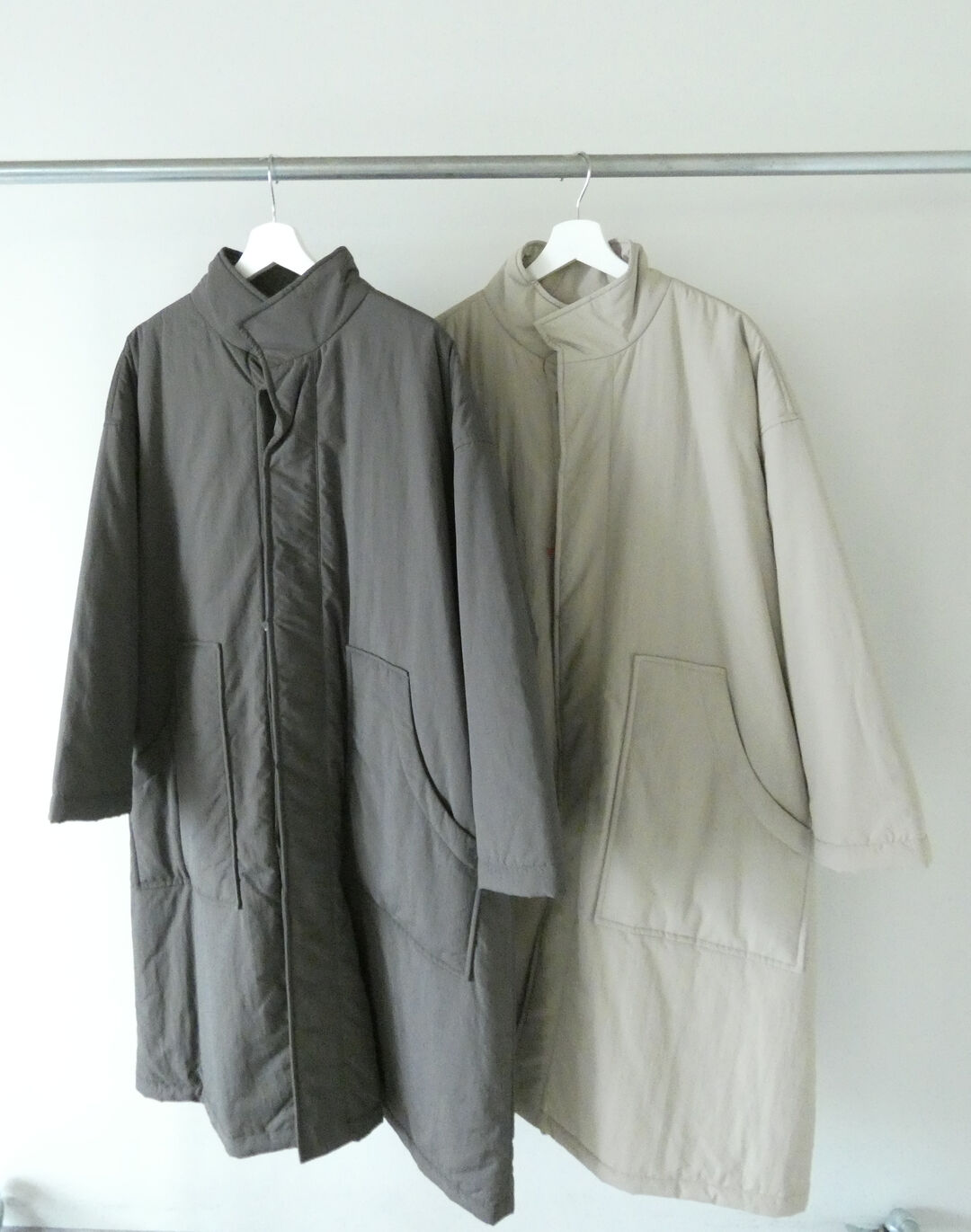 āta(アタ) coat　スタンドカラー中綿コートの商品画像10