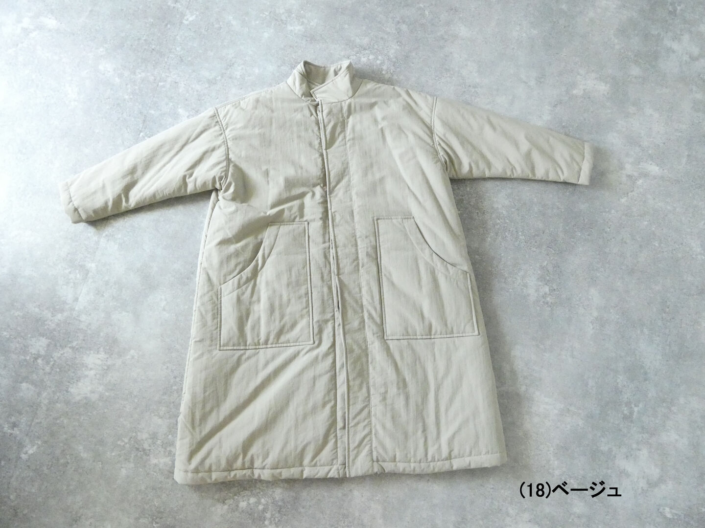 āta(アタ) coat　スタンドカラー中綿コートの商品画像12