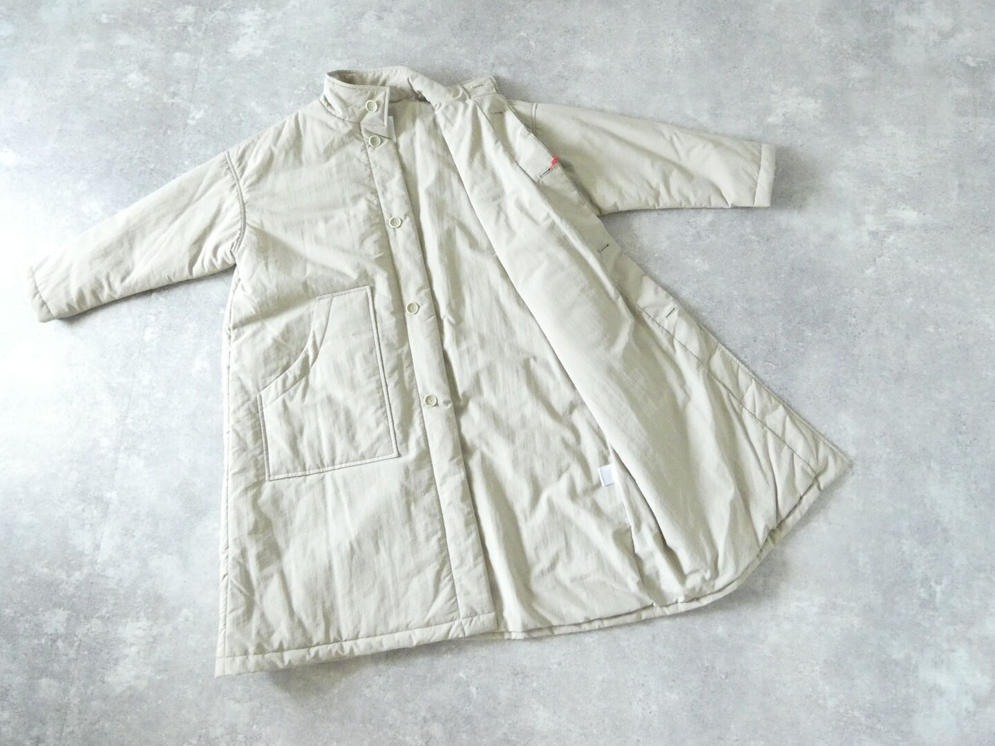 āta(アタ) coat　スタンドカラー中綿コートの商品画像14