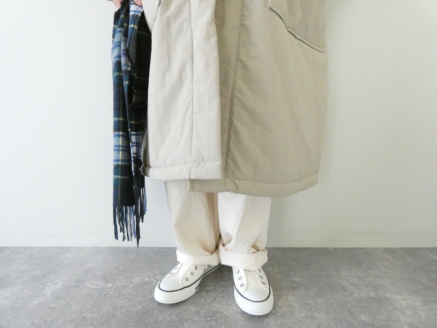 āta(アタ) coat　スタンドカラー中綿コートの商品画像9