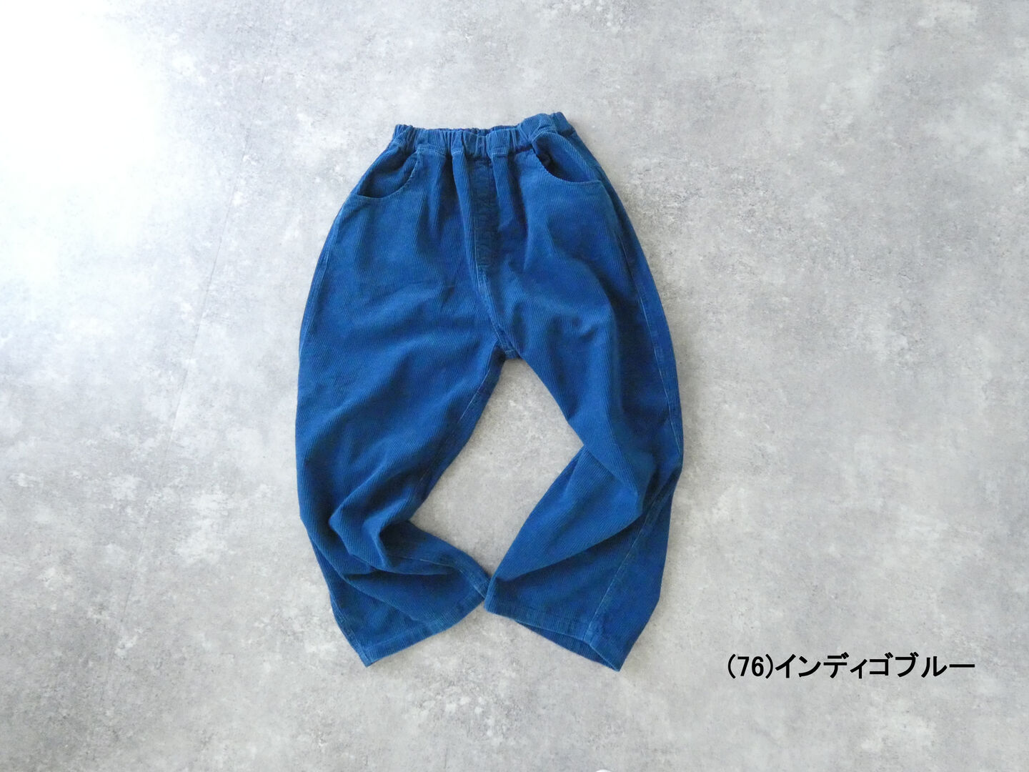 NARU 8Wコーデュロイインディゴノッポパンツの商品画像11