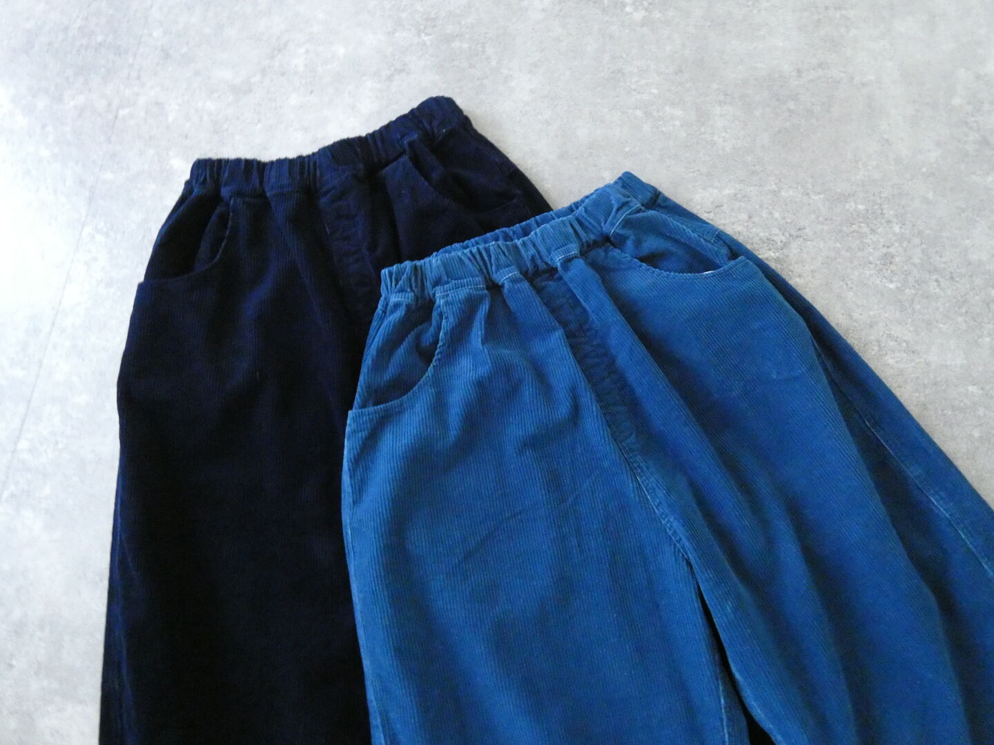 NARU 8Wコーデュロイインディゴノッポパンツの商品画像37