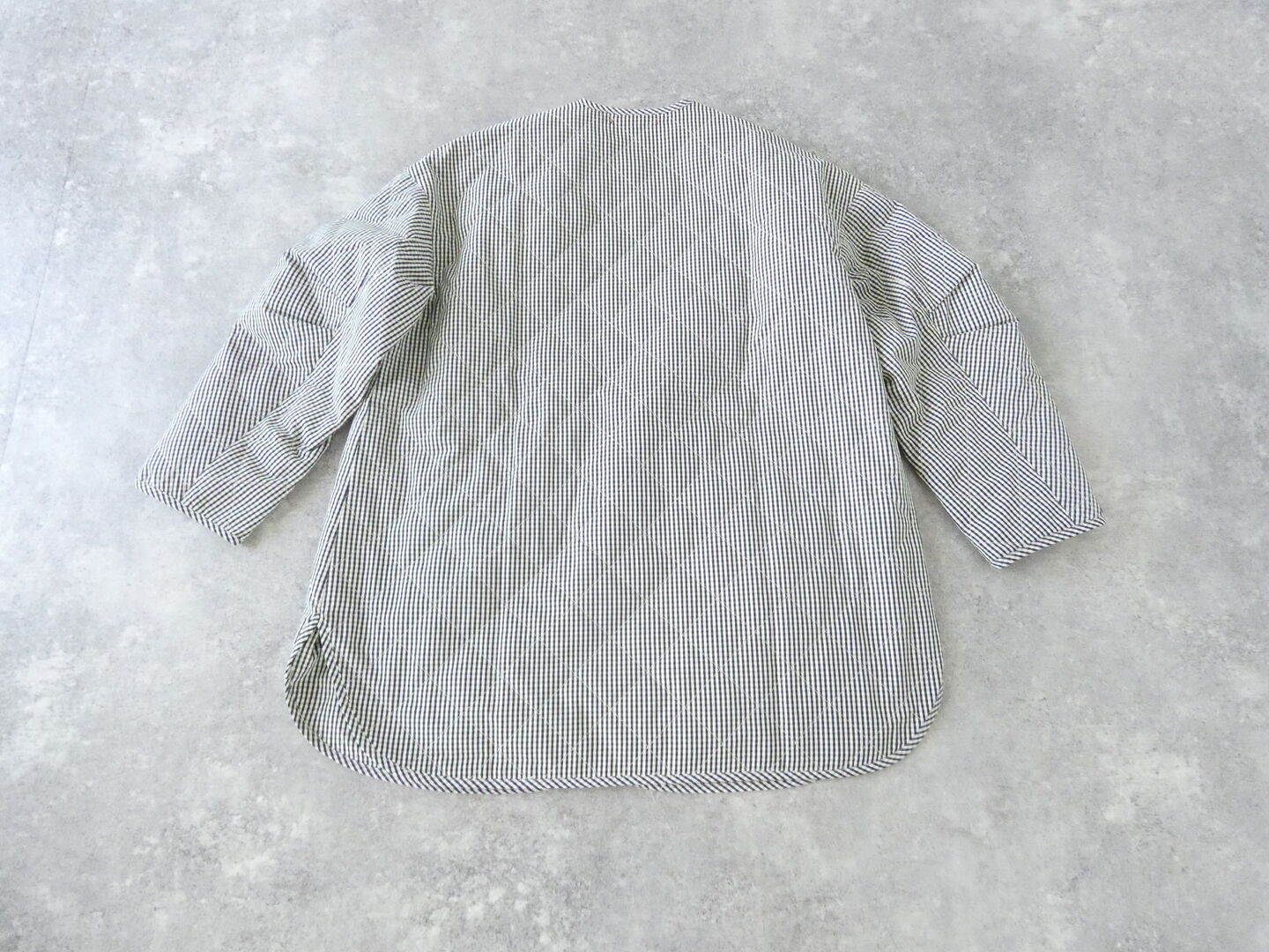 NATURAL LAUNDRY(ナチュラルランドリー) 先染めキルトミドルコートの商品画像12