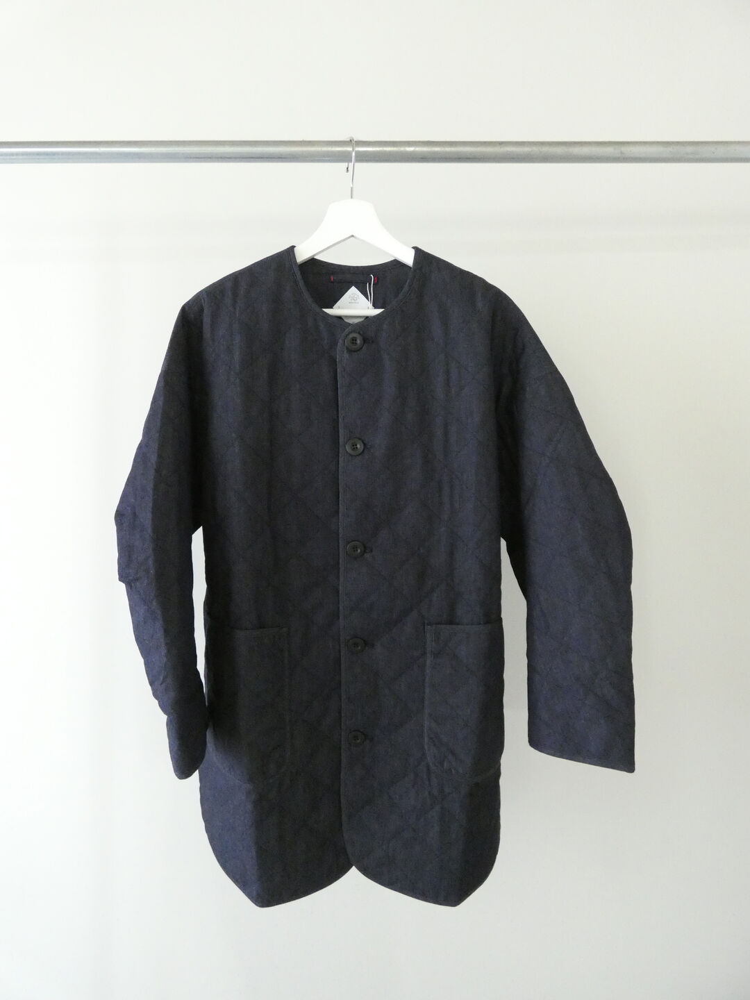 NATURAL LAUNDRY(ナチュラルランドリー) 先染めキルトミドルコート インディゴの商品画像12