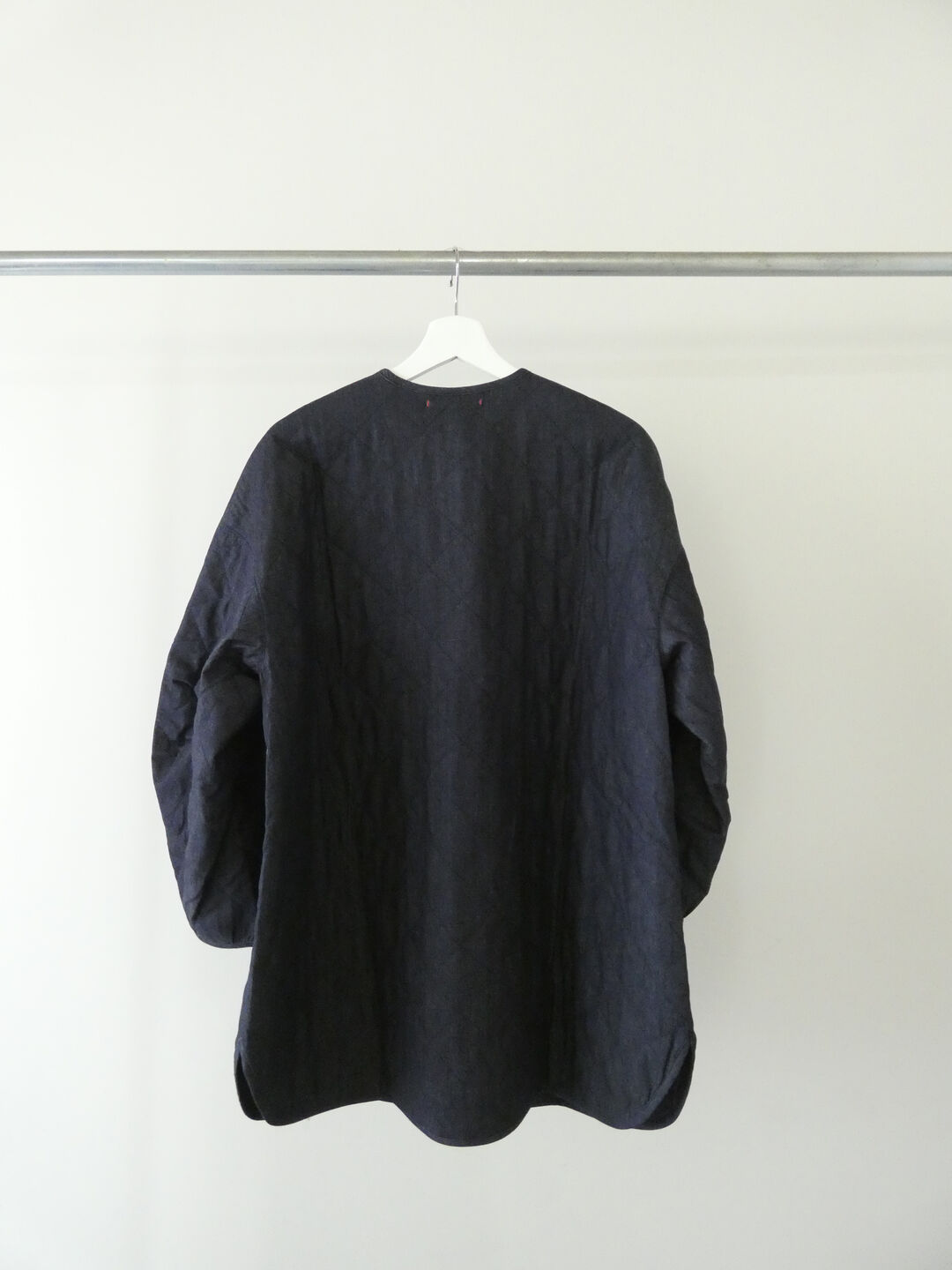 NATURAL LAUNDRY(ナチュラルランドリー) 先染めキルトミドルコート インディゴの商品画像14