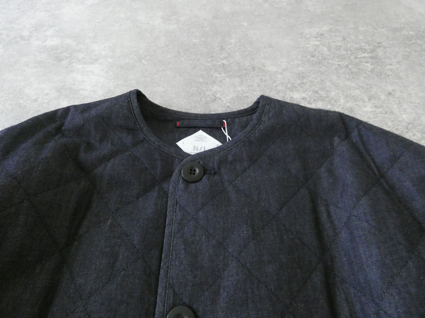 NATURAL LAUNDRY(ナチュラルランドリー) 先染めキルトミドルコート インディゴの商品画像21