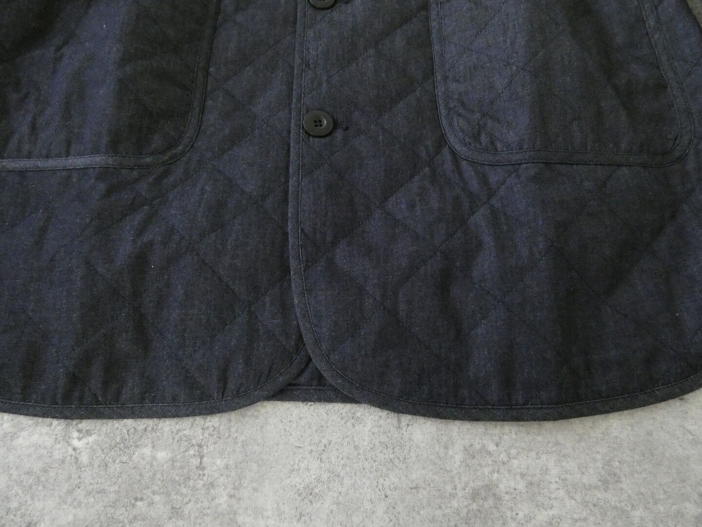 NATURAL LAUNDRY(ナチュラルランドリー) 先染めキルトミドルコート インディゴの商品画像26