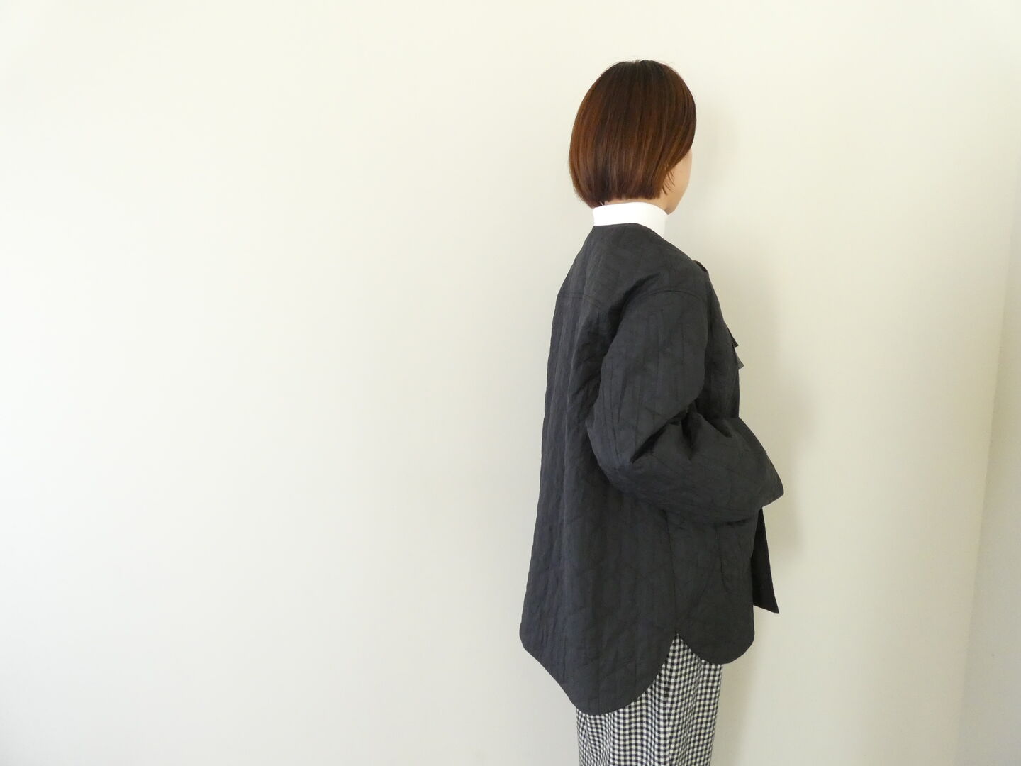 NATURAL LAUNDRY(ナチュラルランドリー) シャイニーキルトストリングミドルコートの商品画像8