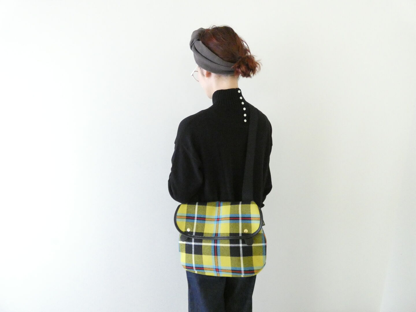 BRADY(ブレディ) AVON エイボン　LOCHCARRON WOOL CHECKのコロンとしたショルダーバッグの商品画像2
