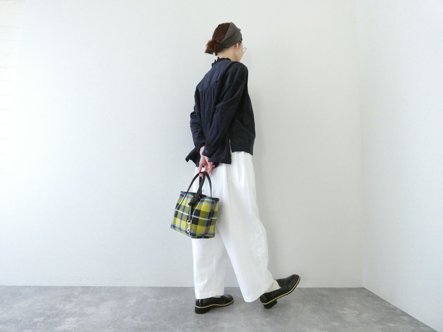 Brady(ブレディ) CONDER MINI コンダーミニ LOCHCARRON WOOL CHECKのミニトートバッグの商品画像6