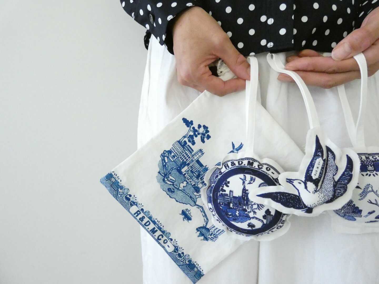 R&D.M.Co-(オールドマンズテーラー) BLUE WILLOW FABRIC CHARMの商品画像1