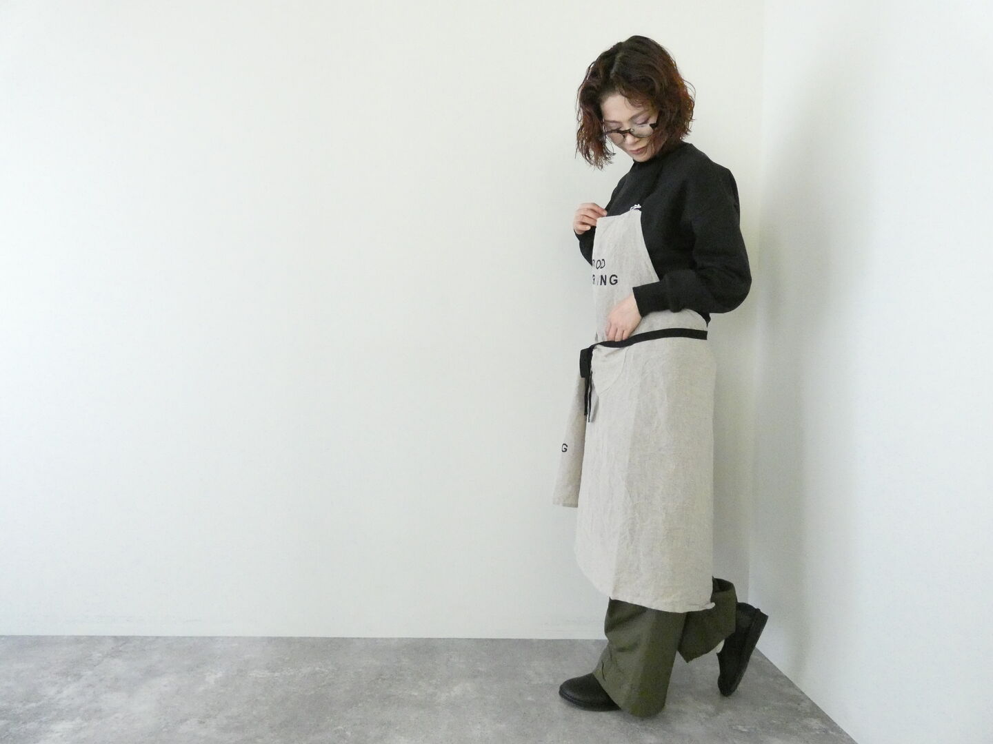 R&D.M.Co-(オールドマンズテーラー) APRON Good Morningの商品画像6