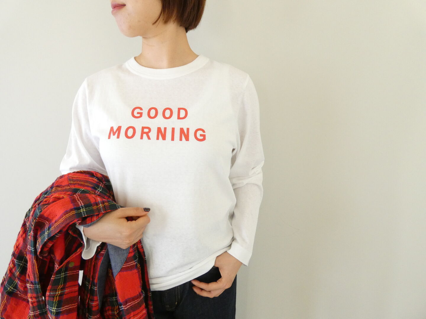 R&D.M.Co-(オールドマンズテーラー) GOOD MORNING L/T SHIRTの商品画像1