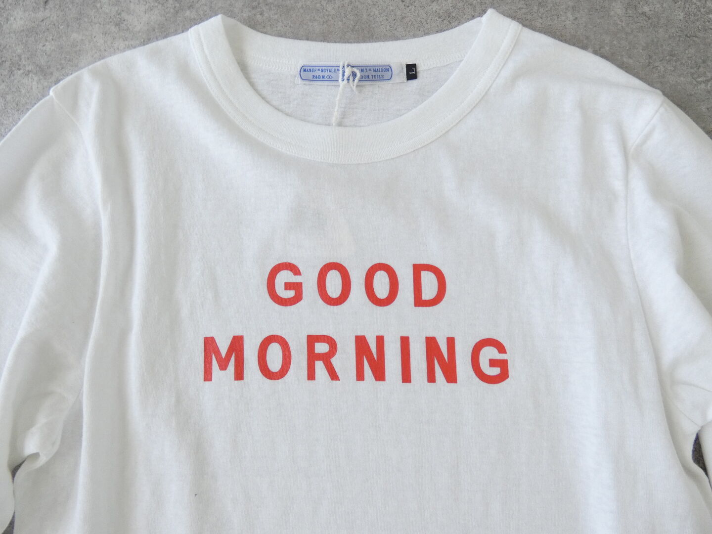 R&D.M.Co-(オールドマンズテーラー) GOOD MORNING L/T SHIRTの商品画像44