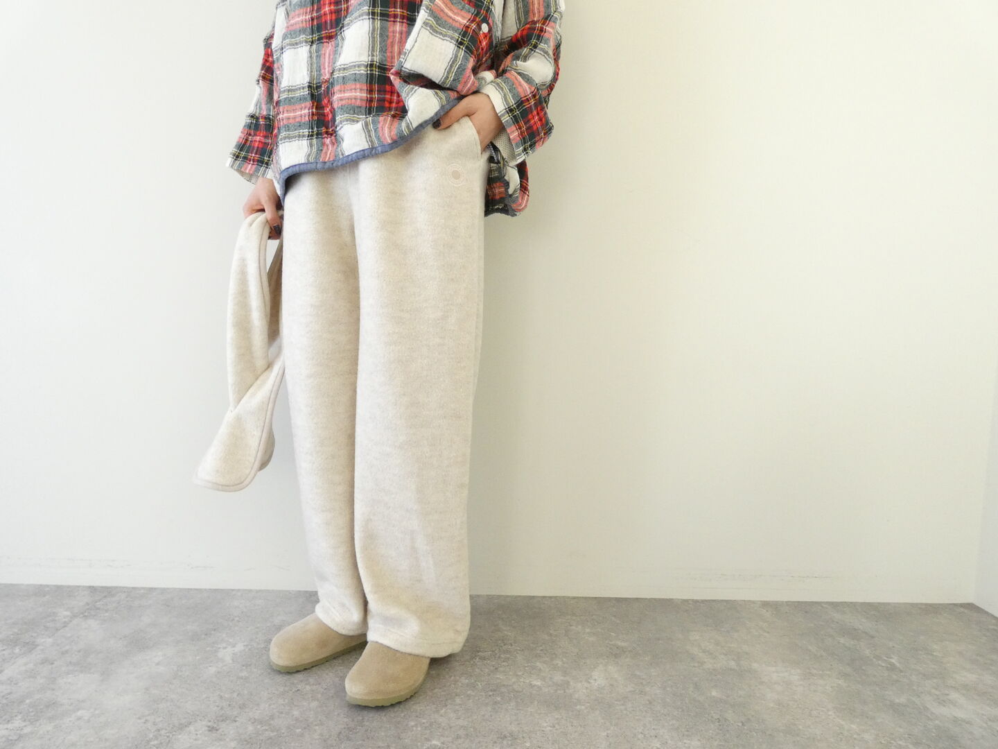 ORCIVAL(オーシバル) ナッピングブラッシュフリースイージーパンツの商品画像1