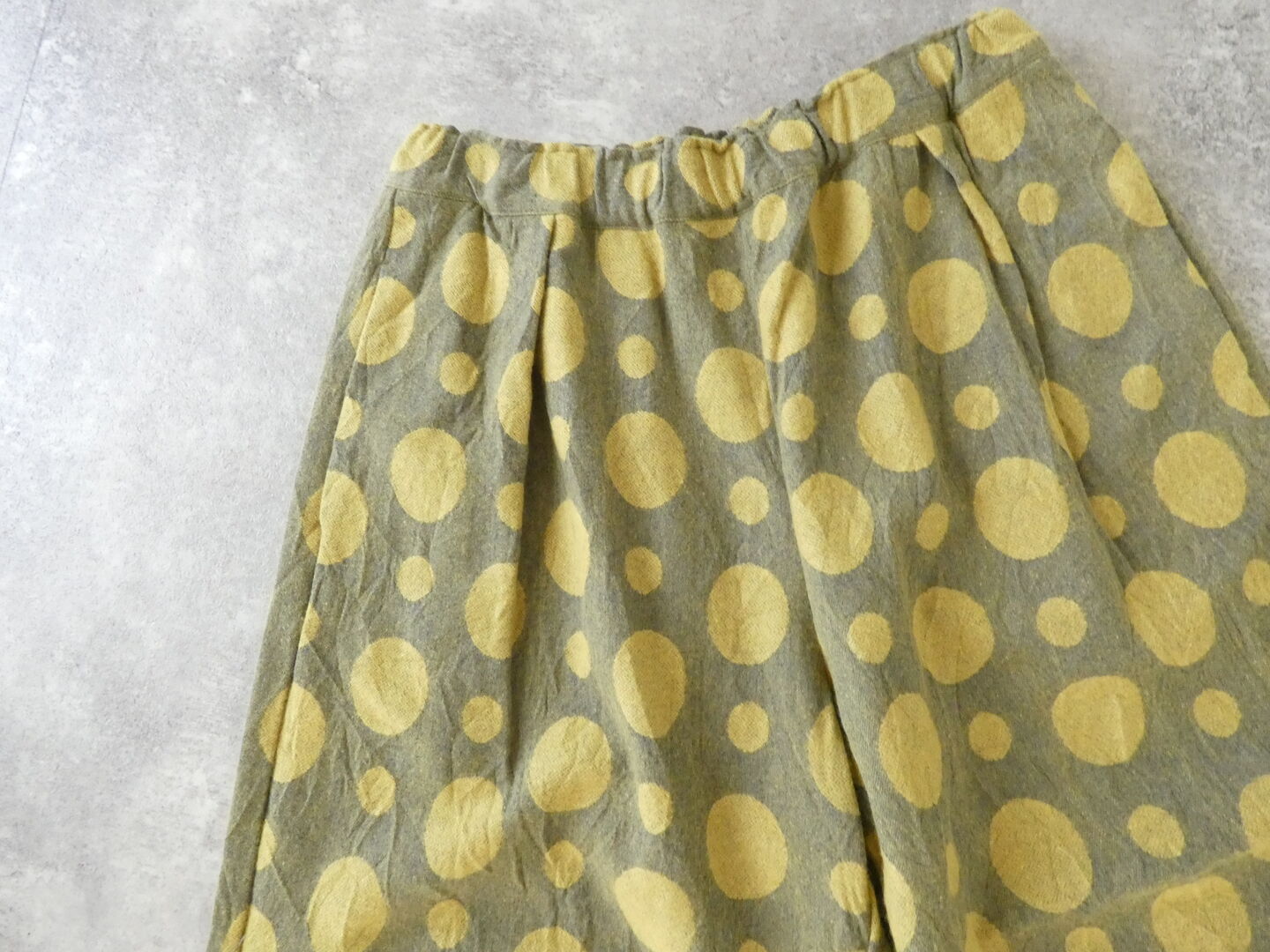 prit(プリット) ドットジャガードキャッチワッシャー　ワンタック裾ダーツバギーパンツの商品画像17