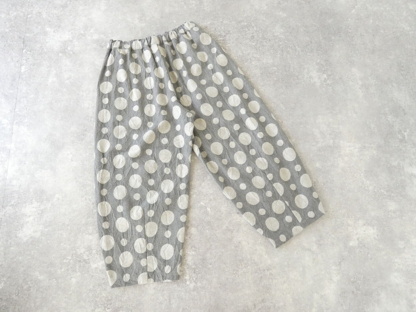 prit(プリット) ドットジャガードキャッチワッシャー　ワンタック裾ダーツバギーパンツの商品画像29
