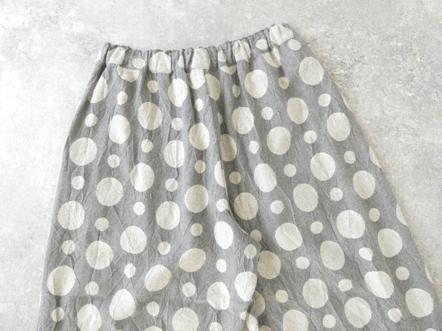 prit(プリット) ドットジャガードキャッチワッシャー　ワンタック裾ダーツバギーパンツの商品画像34