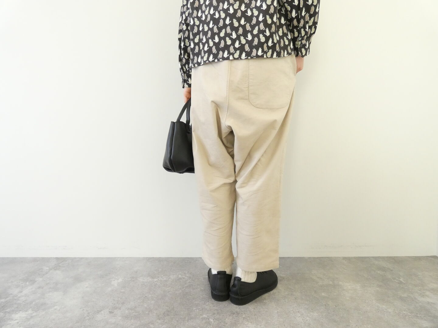 prit(プリット) ストレッチモールスキン　サルエルパンツの商品画像6