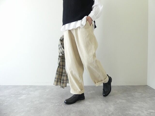 RINEN(リネン) 12/1 11ウェルコーデュロイリラックスパンツの商品画像6