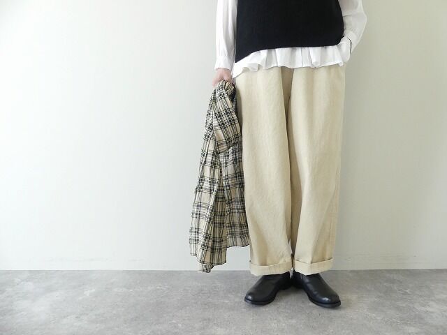RINEN(リネン) 12/1 11ウェルコーデュロイリラックスパンツの商品画像7