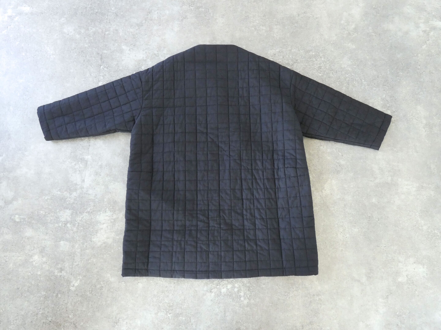 TANG(タング) 綿×シルクローン　キルティング加工ミドル丈ジャケットの商品画像12