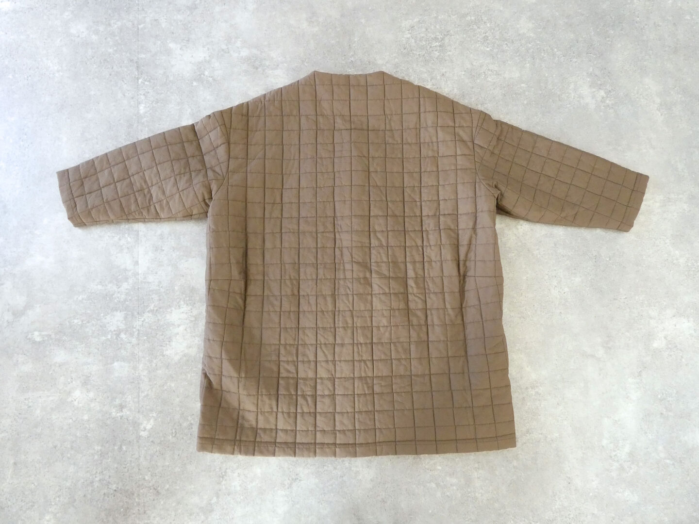 TANG(タング) 綿×シルクローン　キルティング加工ミドル丈ジャケットの商品画像29
