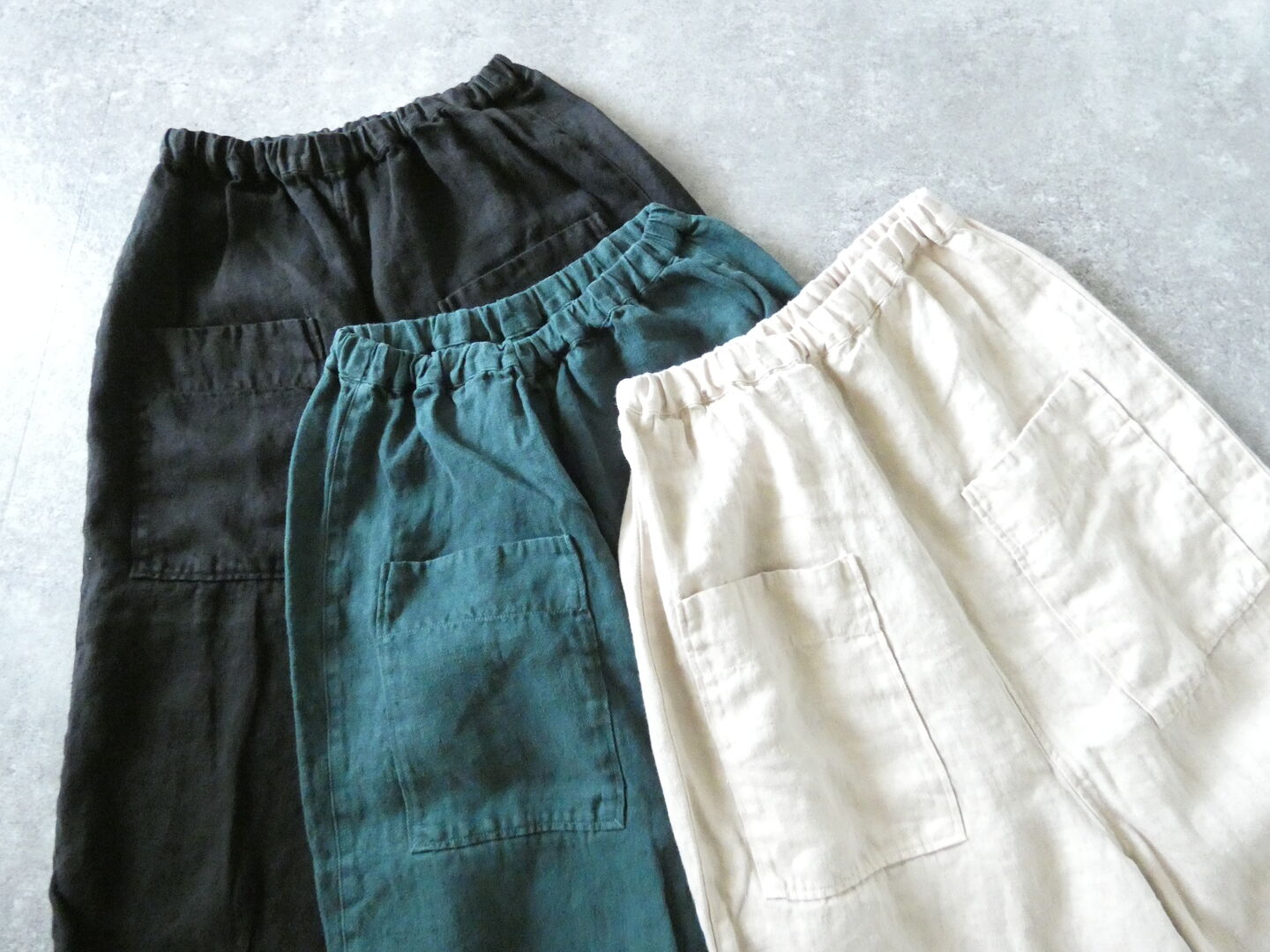 tumugu(ツムグ) ソリトリネン8分丈パンツの商品画像11