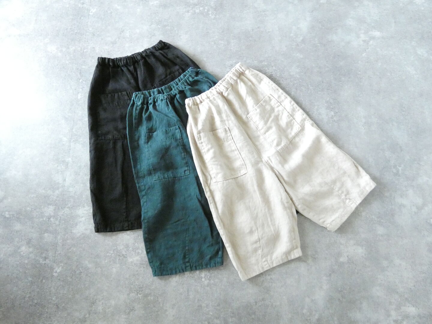 tumugu(ツムグ) ソリトリネン8分丈パンツの商品画像3