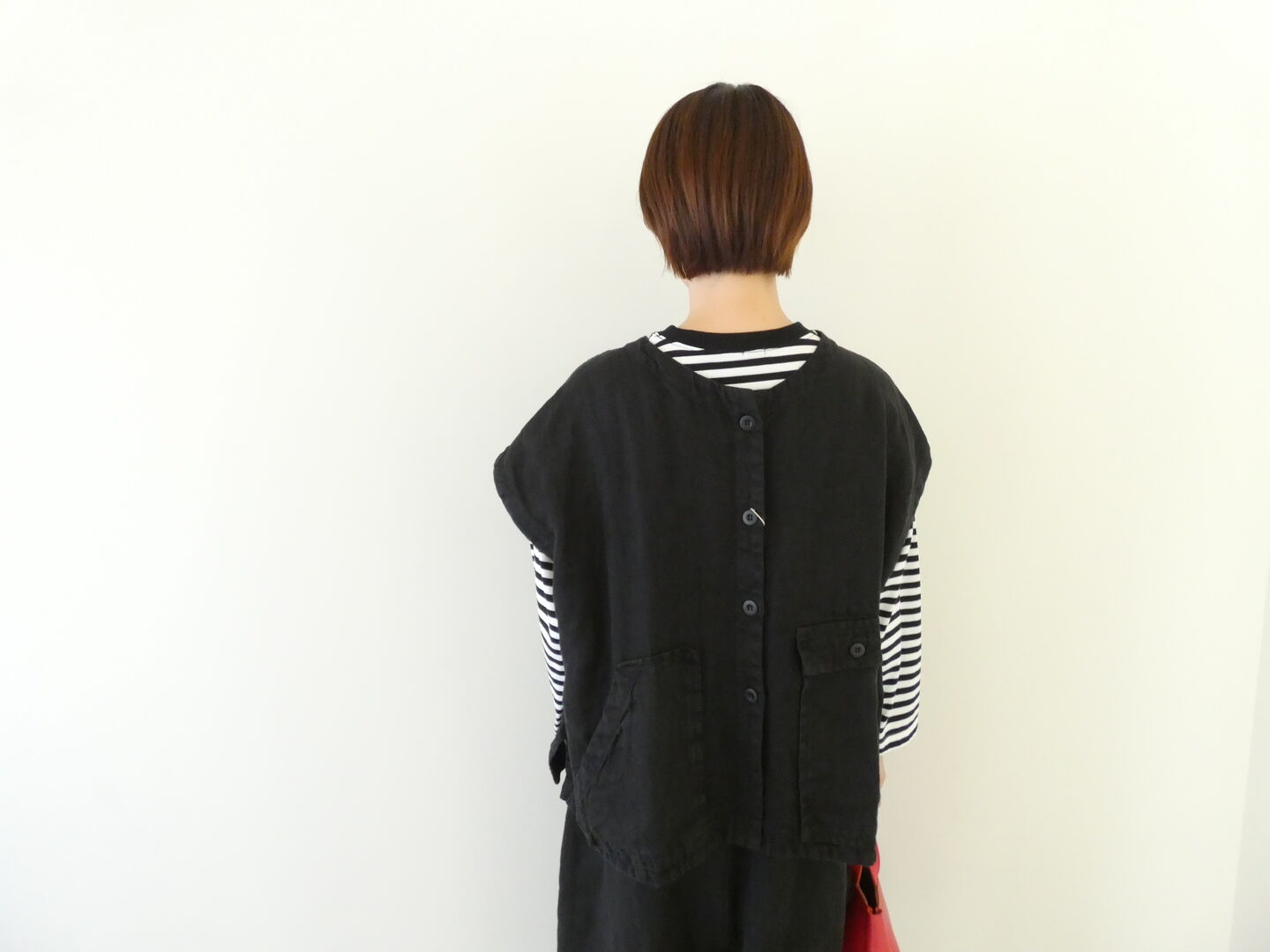 tumugu(ツムグ) ソリトリネン2WAYベストの商品画像13