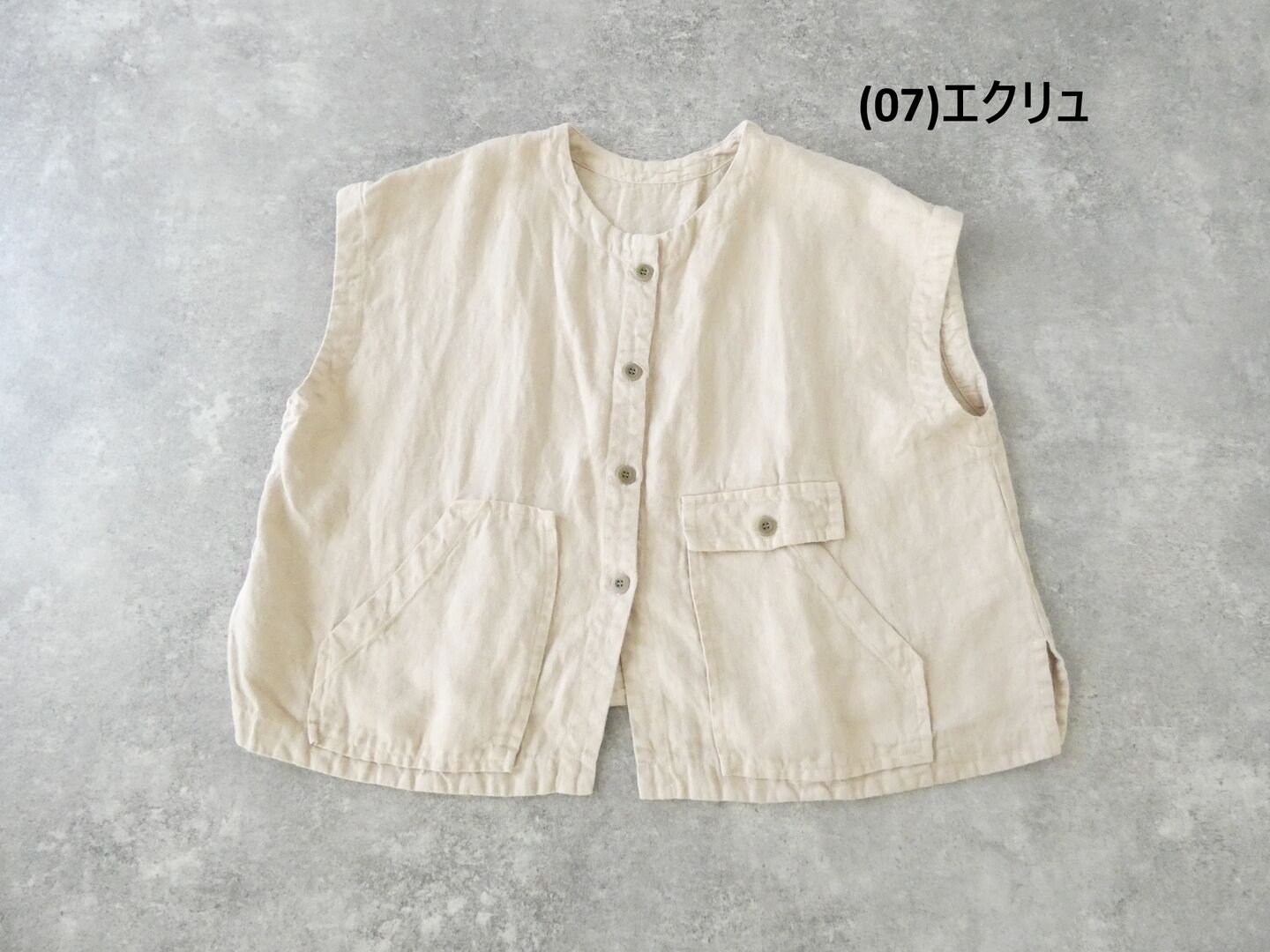 tumugu(ツムグ) ソリトリネン2WAYベストの商品画像28