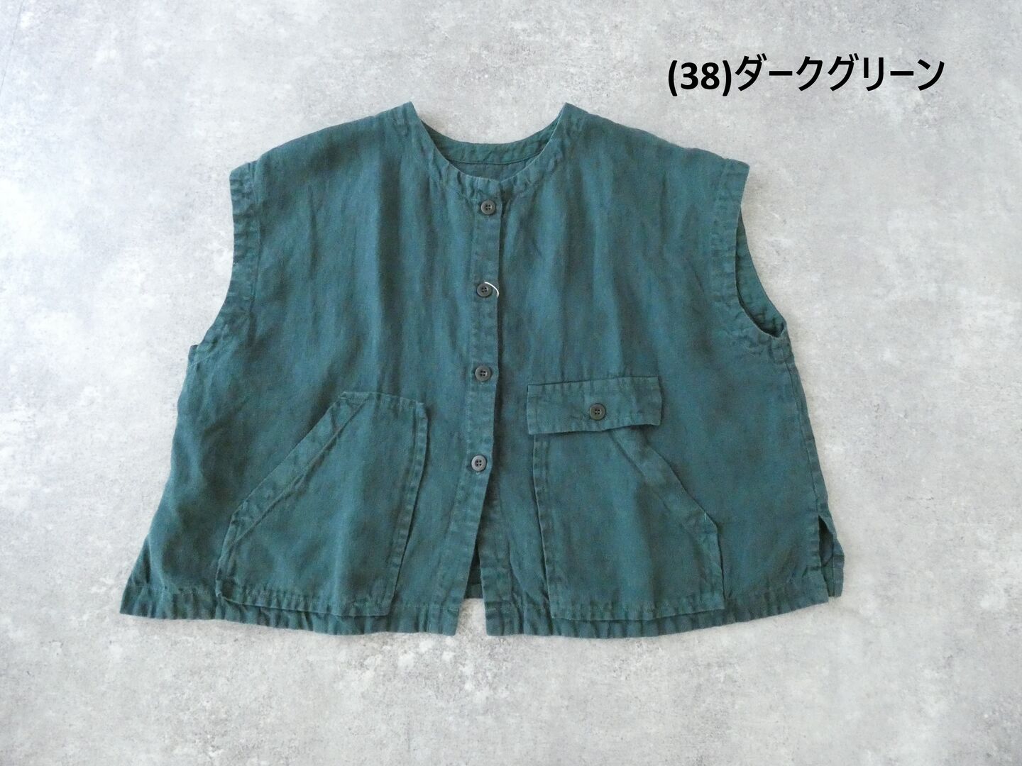 tumugu(ツムグ) ソリトリネン2WAYベストの商品画像42