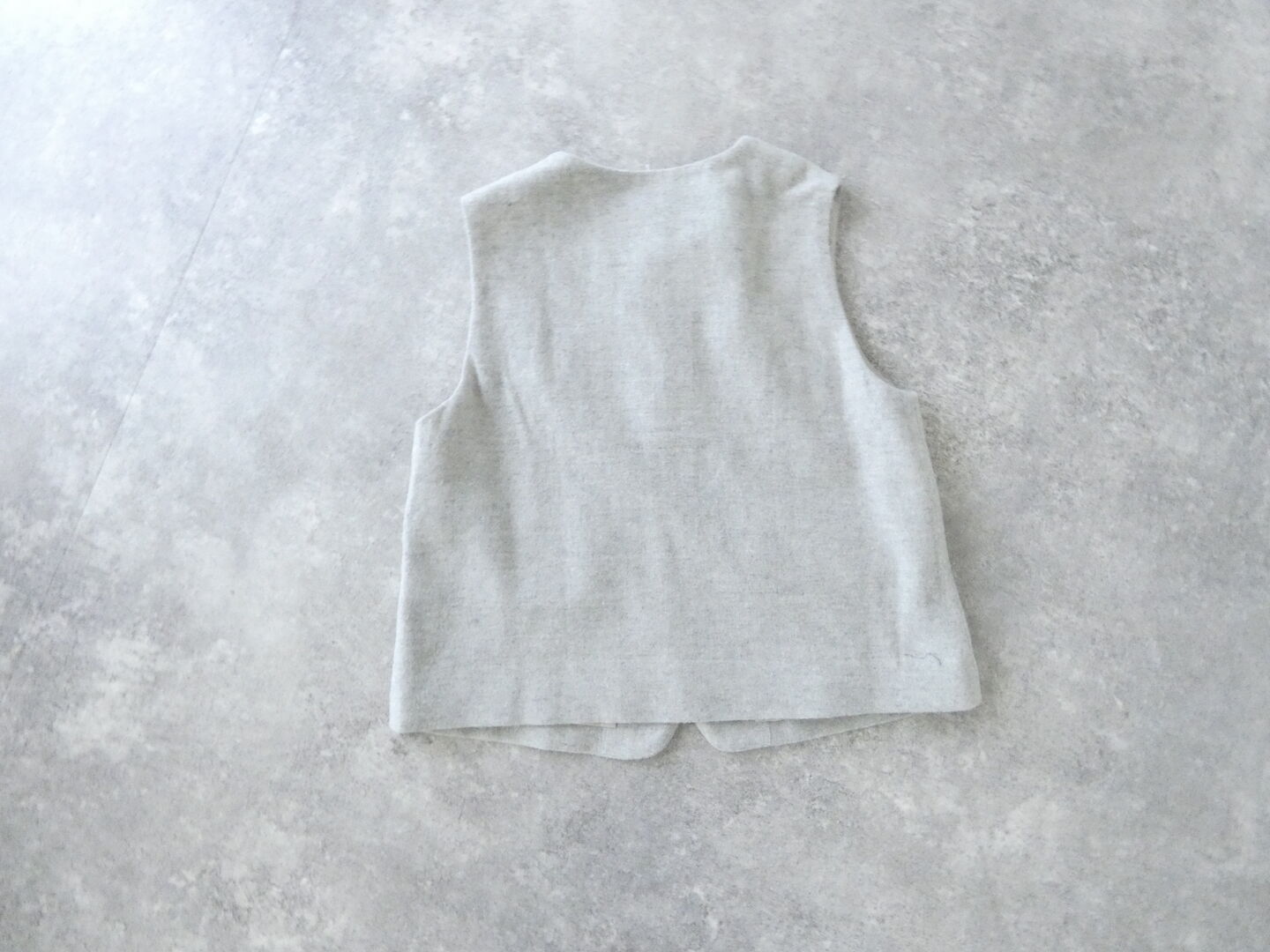 ichi(イチ) 綿ウール前開きベストの商品画像12