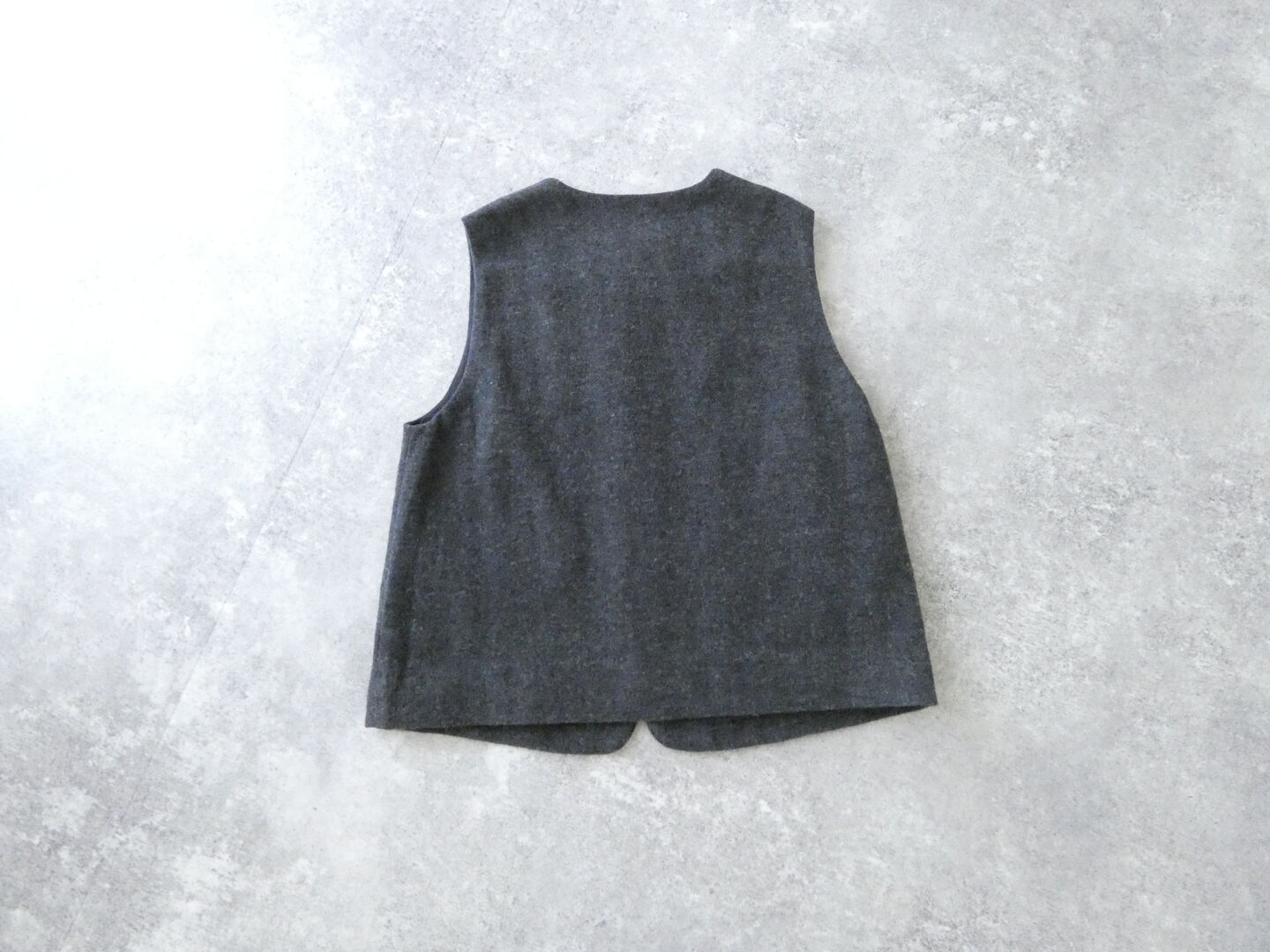ichi(イチ) 綿ウール前開きベストの商品画像29