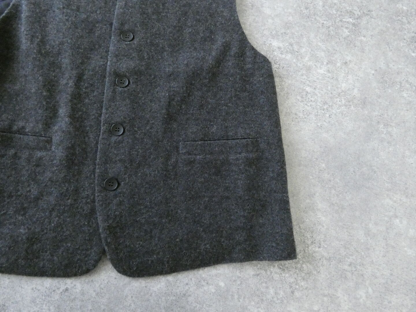 ichi(イチ) 綿ウール前開きベストの商品画像32