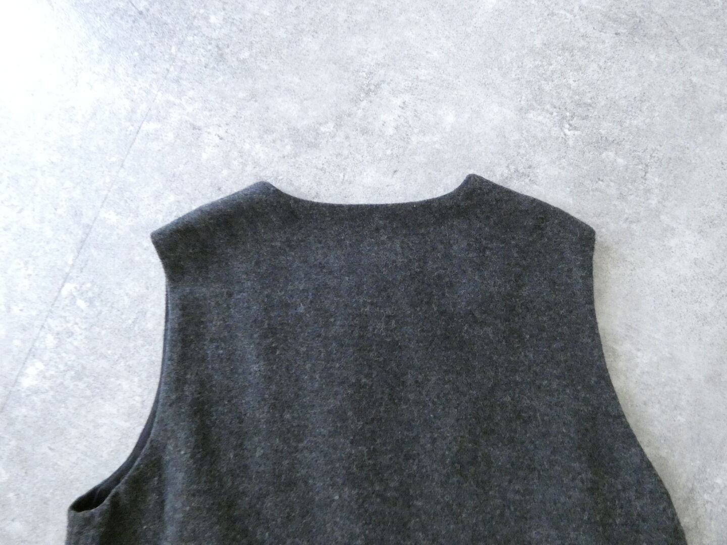 ichi(イチ) 綿ウール前開きベストの商品画像33