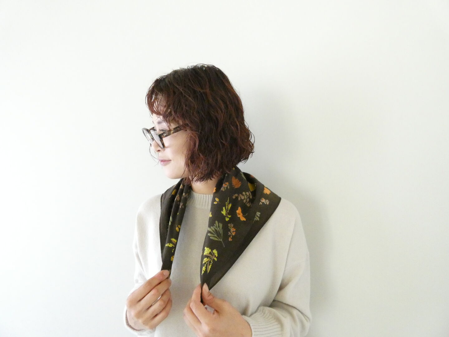 shs 秋の恵みを詰め込んだ刺繍ハンカチの商品画像3