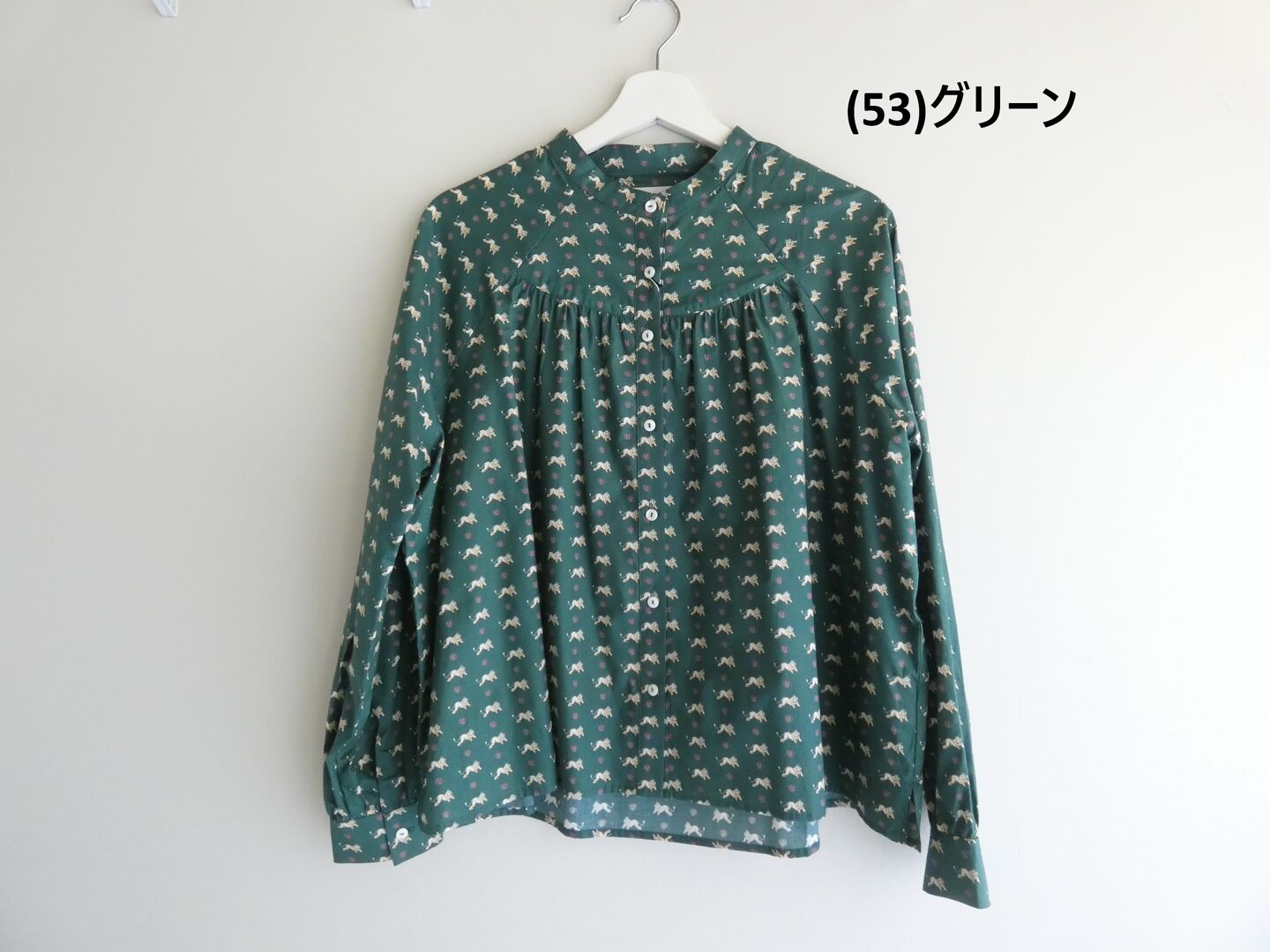 sosotto(ソソット) リバティプリントラグランヨーク切替ギャザーブラウスの商品画像28