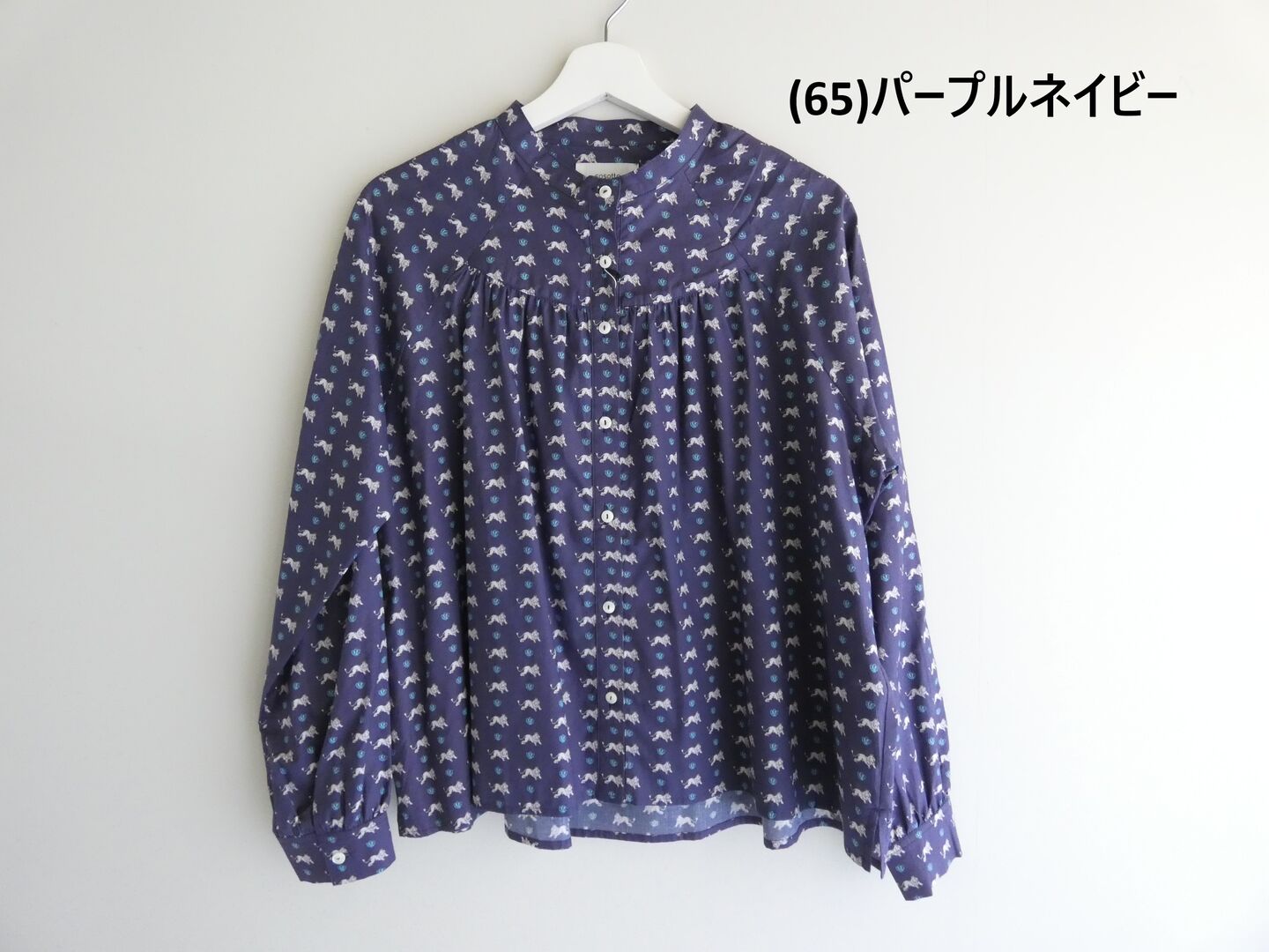 sosotto(ソソット) リバティプリントラグランヨーク切替ギャザーブラウスの商品画像42