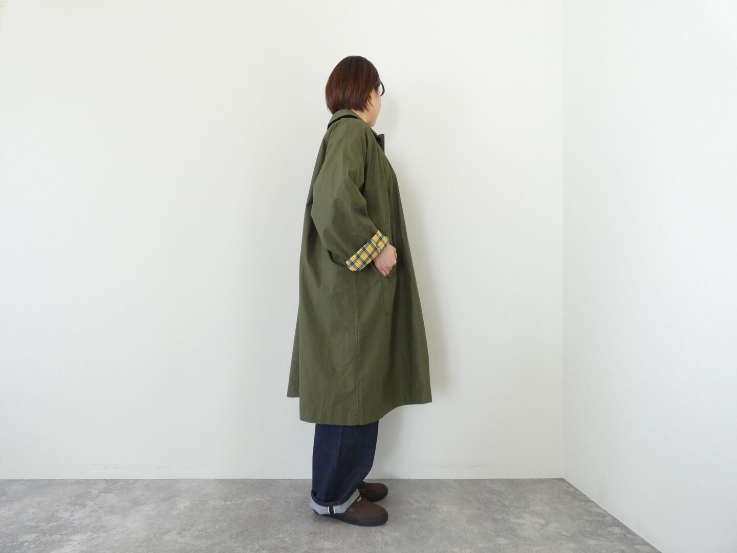 NATURAL LAUNDRY(ナチュラルランドリー) バックツイルワイドコートの商品画像4