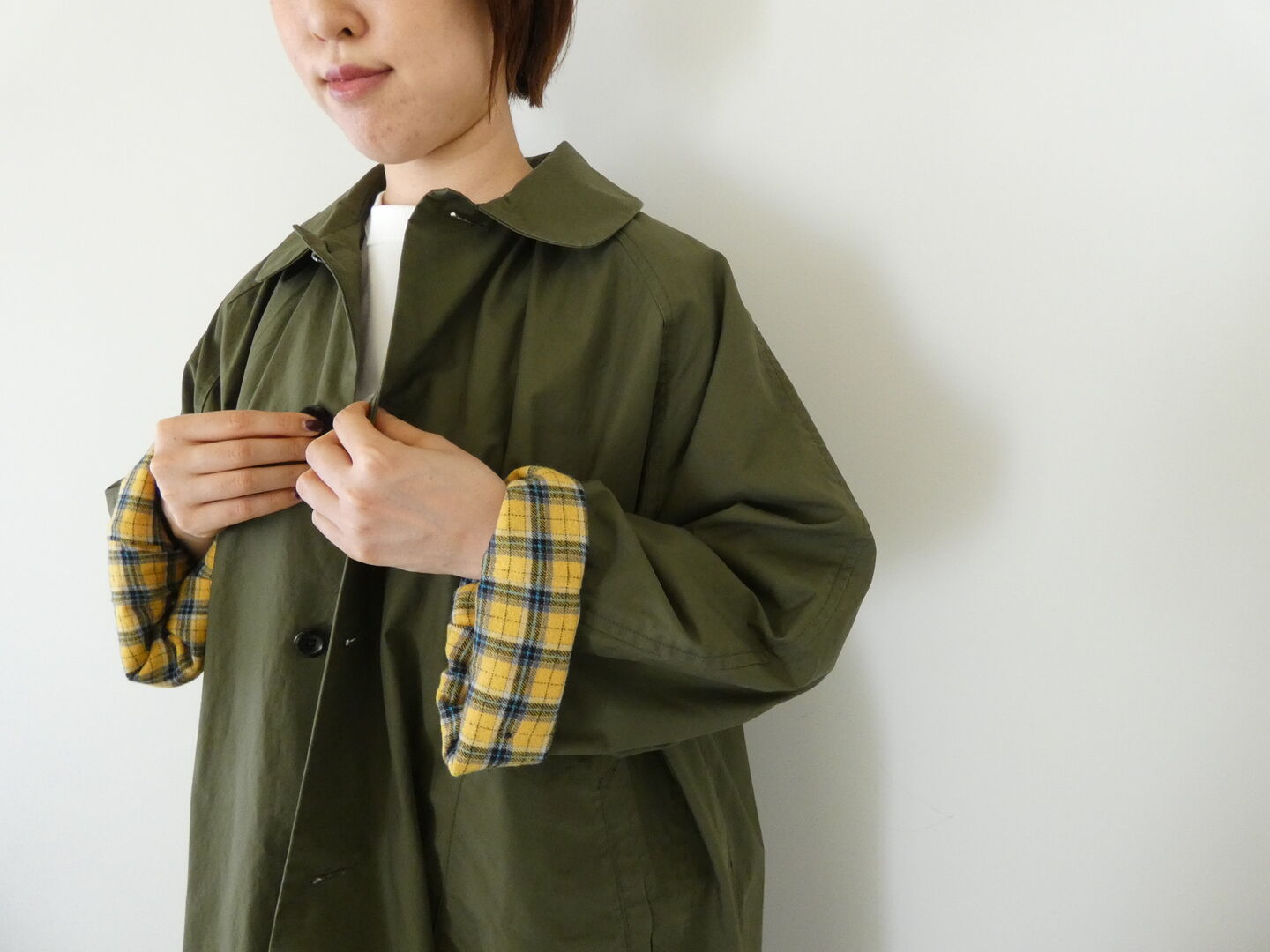 NATURAL LAUNDRY(ナチュラルランドリー) バックツイルワイドコートの商品画像5