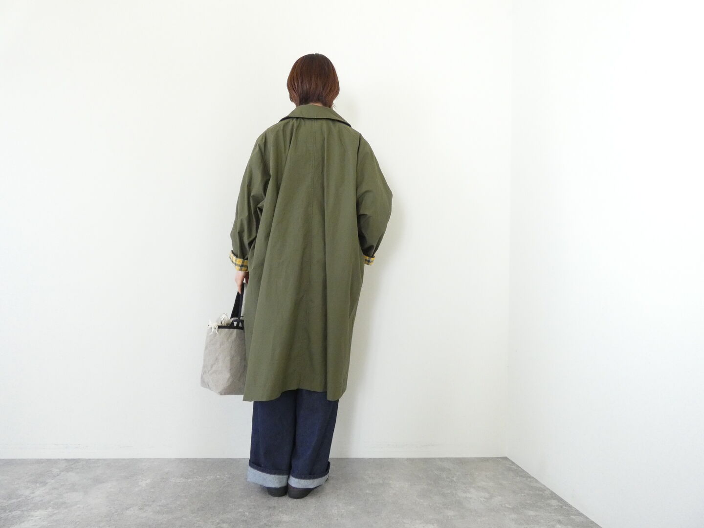NATURAL LAUNDRY(ナチュラルランドリー) バックツイルワイドコートの商品画像6