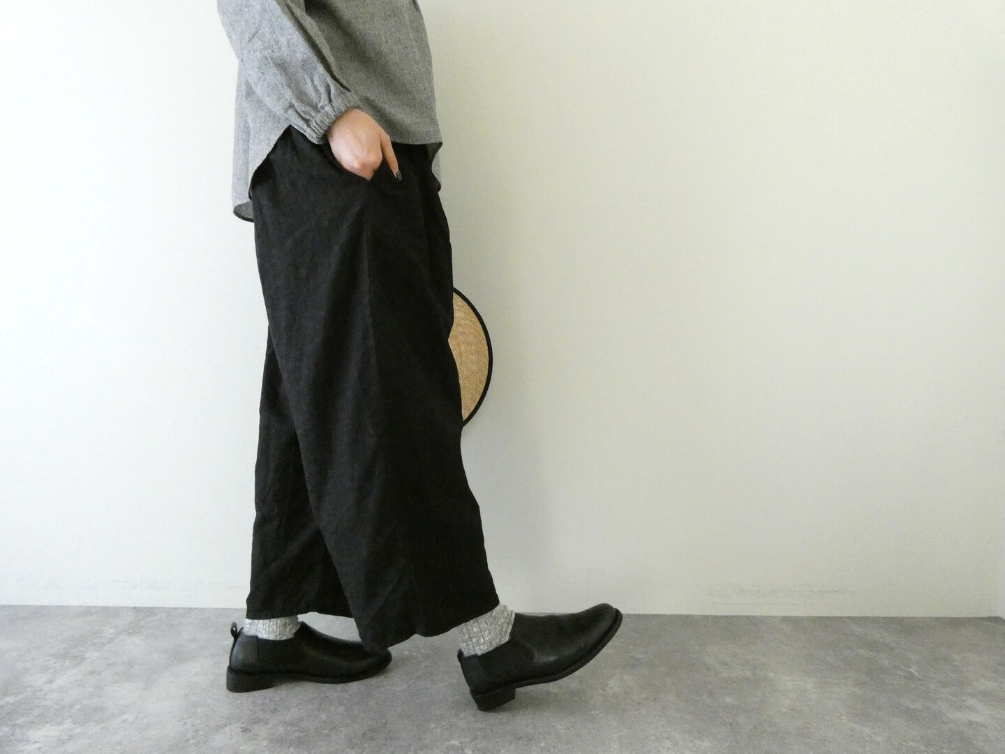 Gauze#(ガーゼ) ジャガードワイドパンツの商品画像2