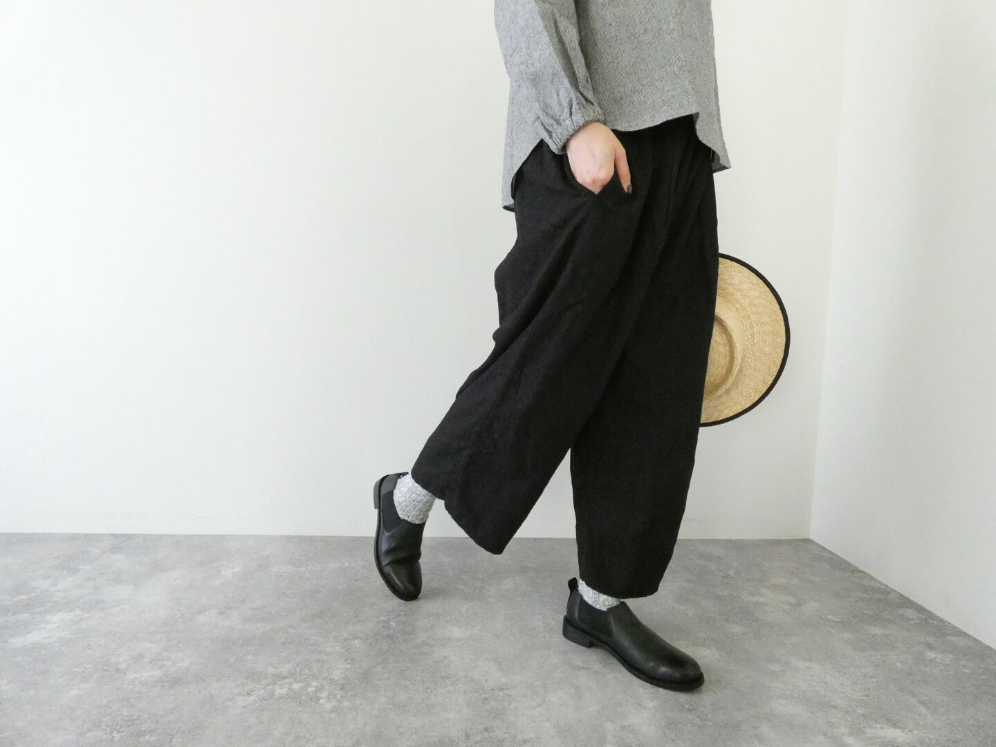 Gauze#(ガーゼ) ジャガードワイドパンツの商品画像8