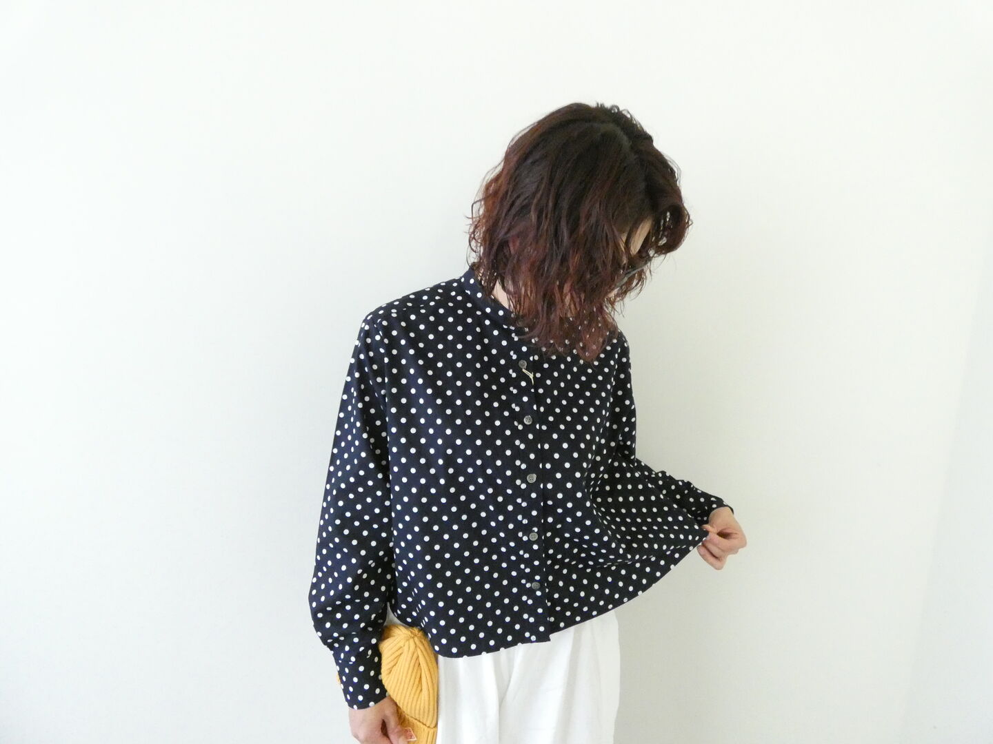 MidiUmi(ミディウミ) dot short shirtの商品画像2