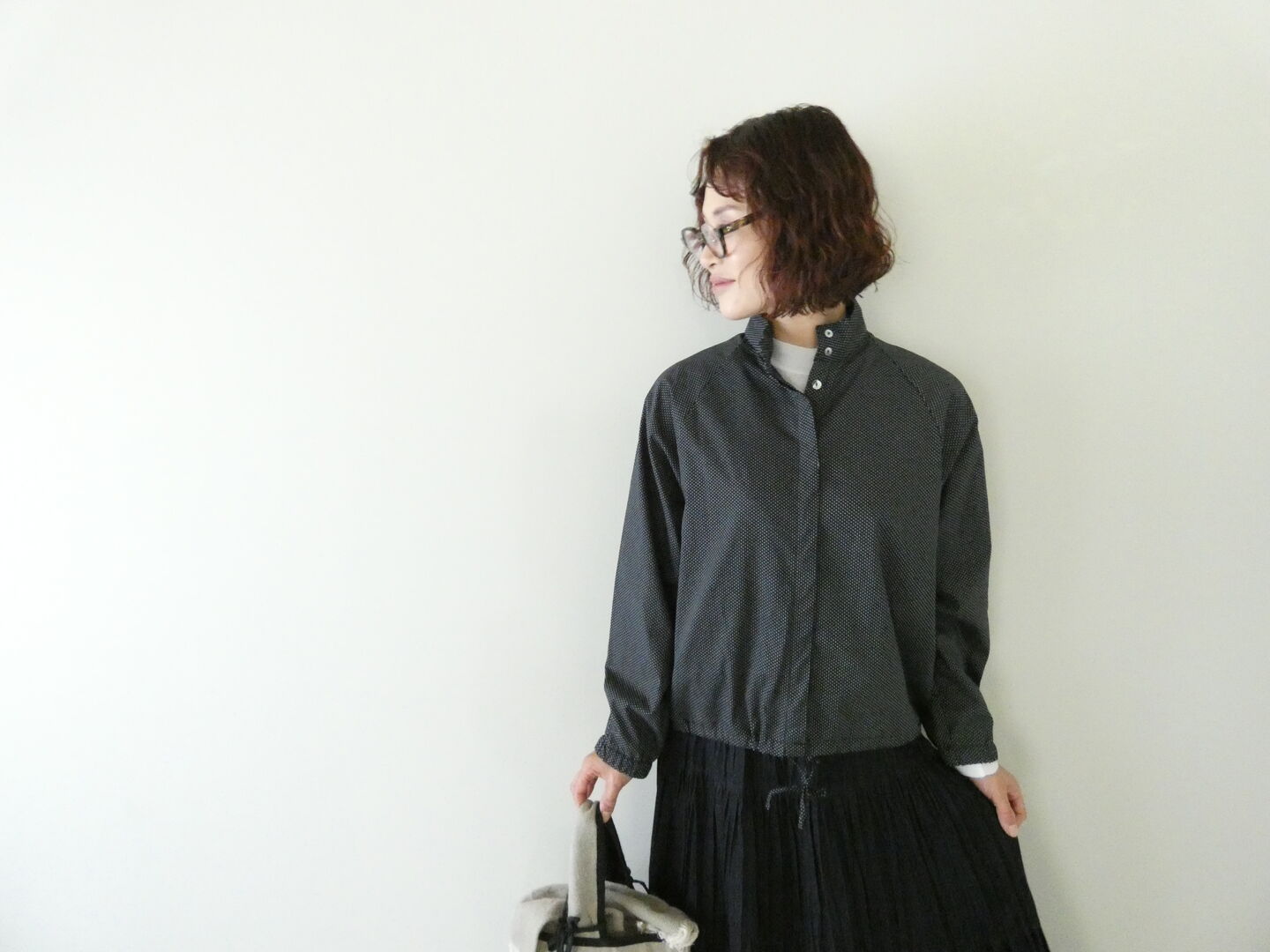 MidiUmi(ミディウミ) dot shirt blousonの商品画像2